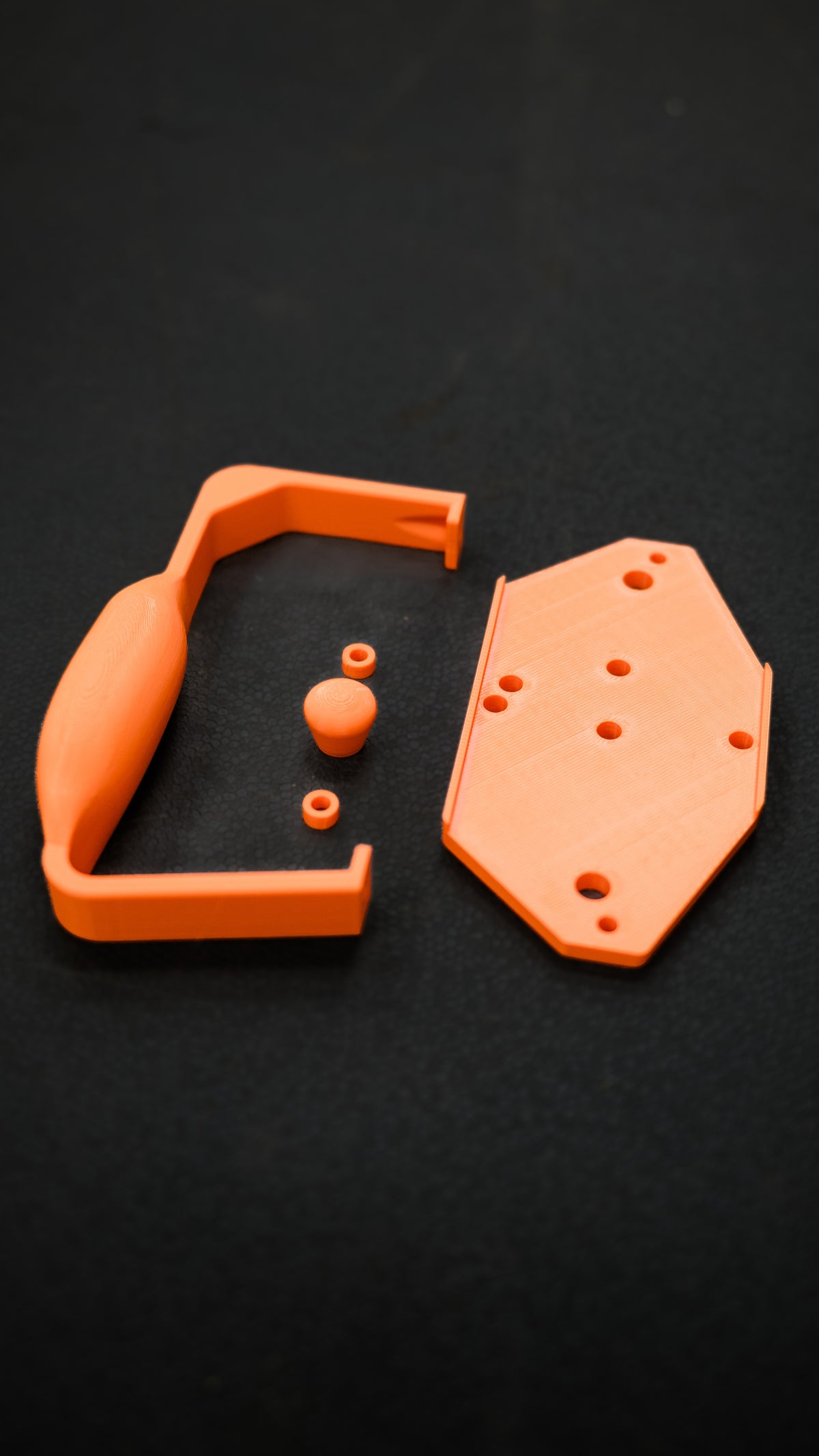 Aufnahme & Griff für Pneumatik-Spanner (20/96mm Lochraster) | Digitaler Download (.STL)