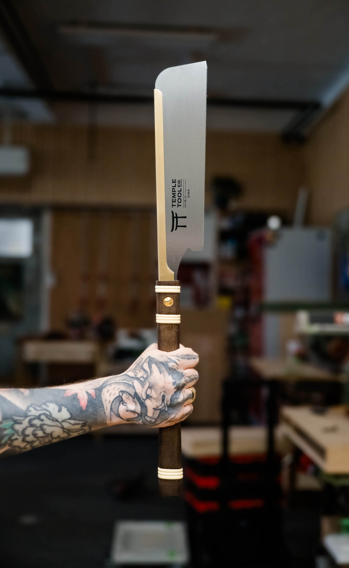 Japansäge TEMPLE TOOL Dozuki - für Längsschnitte - 240 mm
