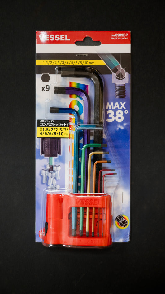 VESSEL Regenbogen L Schlüssel 9er Set