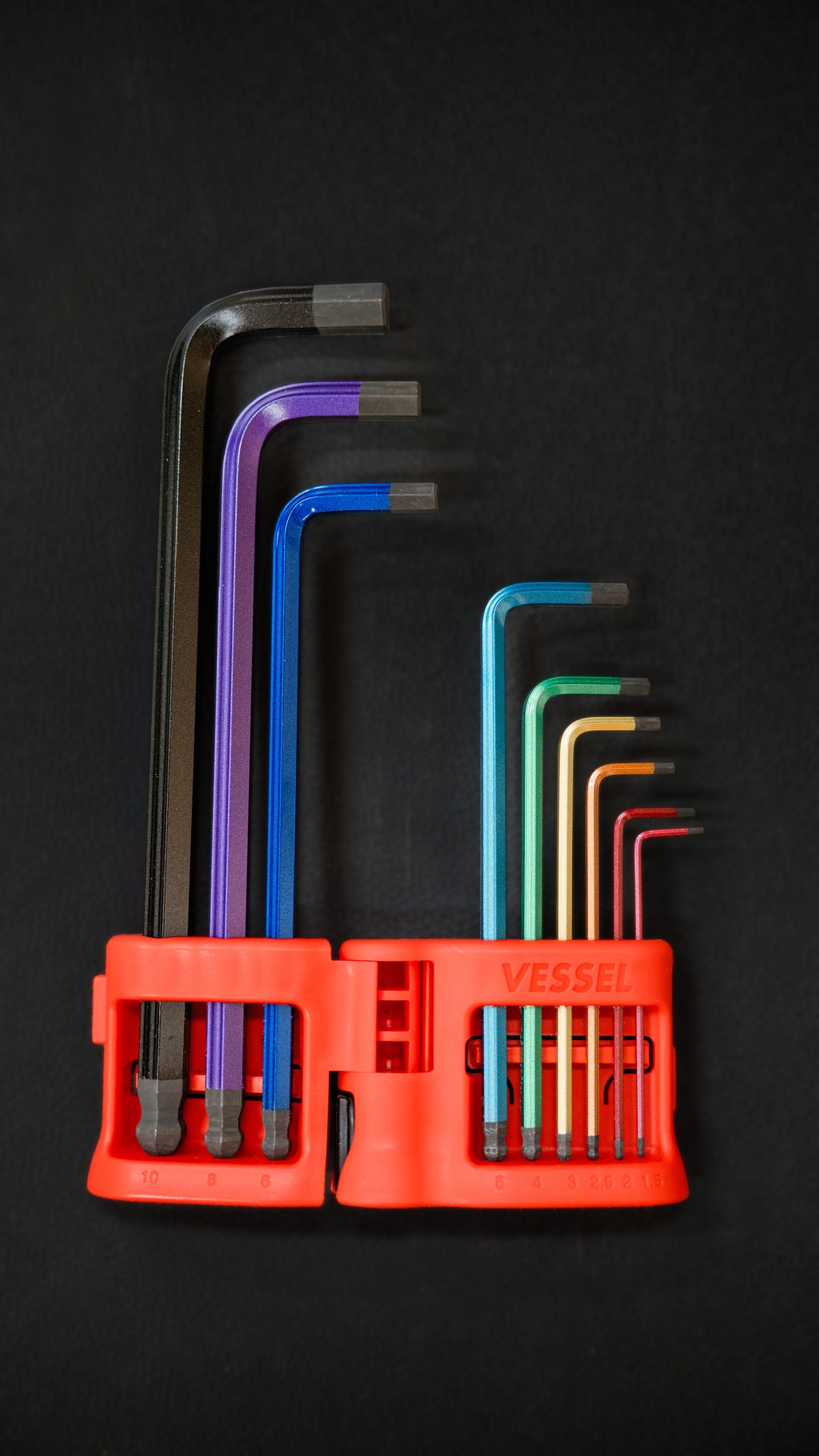VESSEL Regenbogen L Schlüssel 9er Set