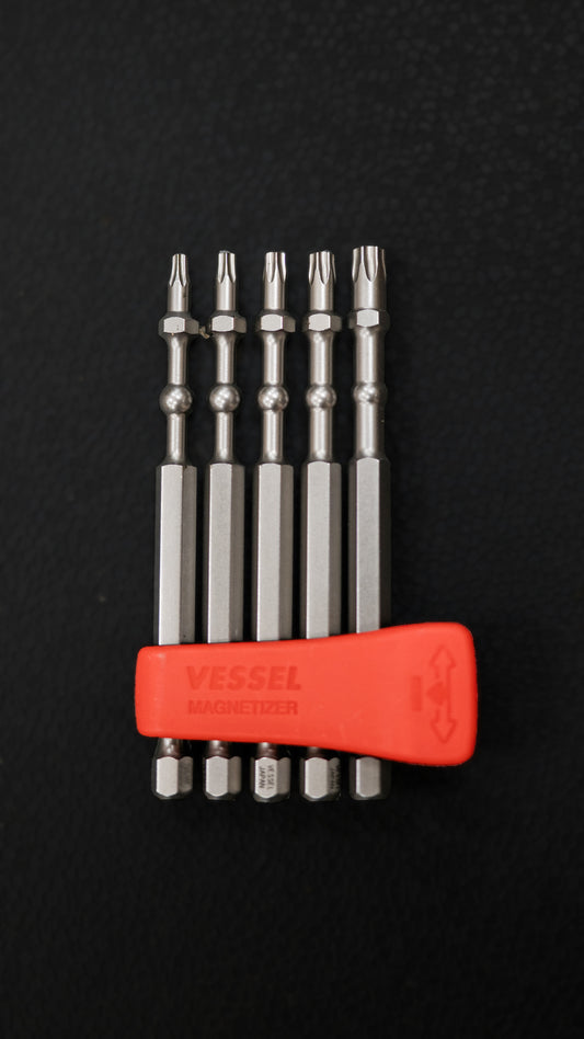 VESSEL Bitsatz Impact Ball TORX T10, T15, T20, T25, T30 90mm
