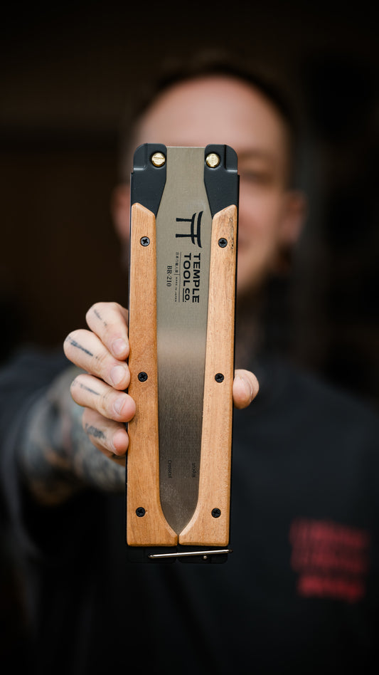 Japansäge TEMPLE TOOL Butterfly Saw - Faltbare Ryoba - 210 mm