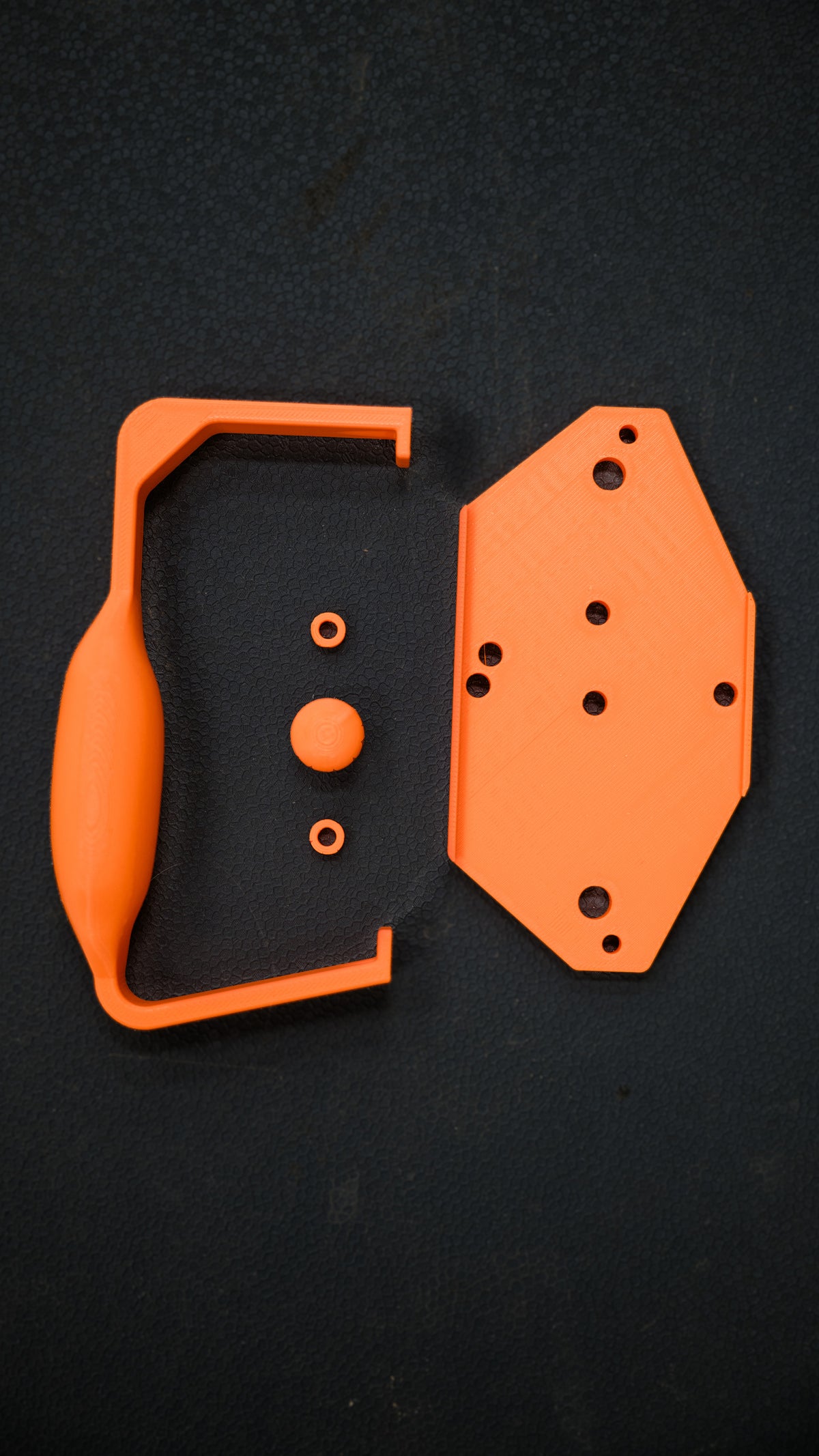 Aufnahme & Griff für Pneumatik-Spanner (20/96mm Lochraster) | Digitaler Download (.STL)